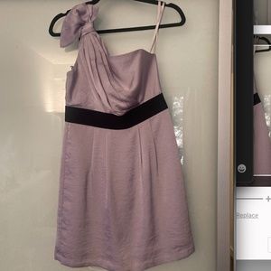 BCBGeneration purple one-shoulder dress. Size 6 (fits like a 4).